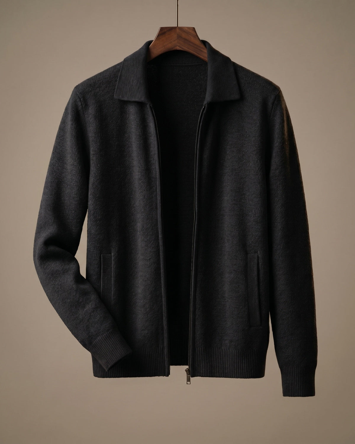 Rodolfo Cashmere Zip-Through Jacket